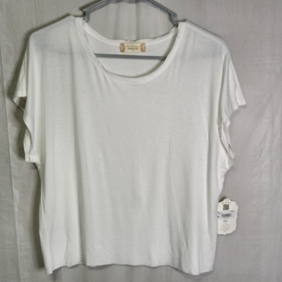 ALTAR’D State Short Sleeve Tee Top Off White Soft Relaxed Fit USA Size M NWT - Picture 1 of 8